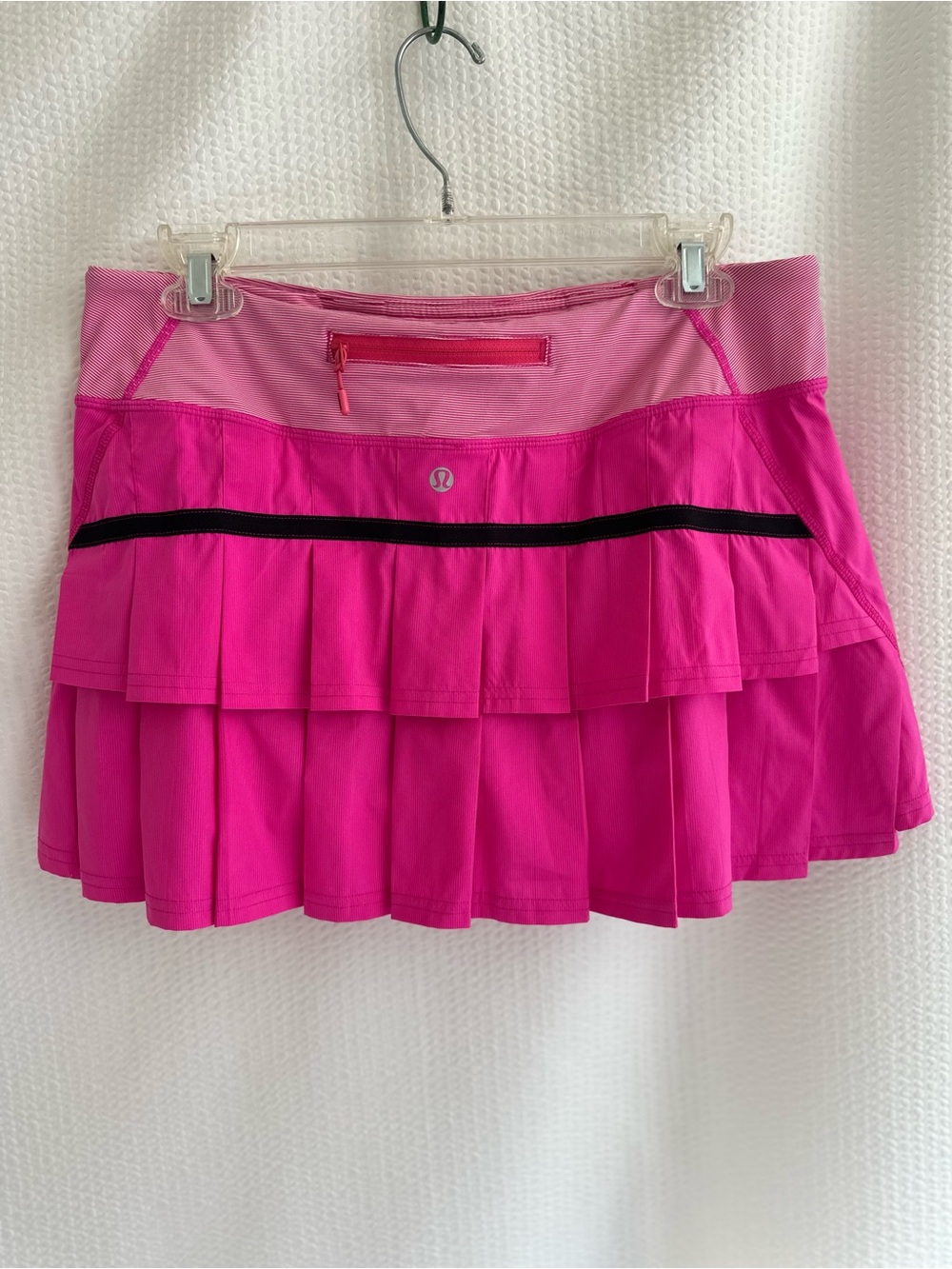 Lululemon Run Pace Setter Skirt Paris Perfection Pink Size 8 Rare Tennis Skort